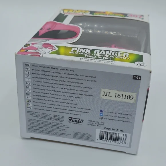 Funko POP! Power Rangers Pink Ranger #407 Vinyl Figure - Picture 7 of 7